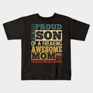 PROUD SON Kids T-Shirt